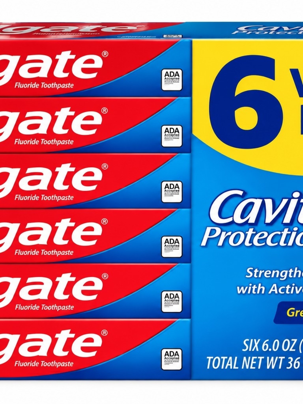 Cavity Protection Fluoride Toothpaste - Red & Blue - Picture 3 of 4